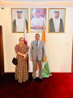 Malawi’s Charge D’Affaires with Niger Ambassador