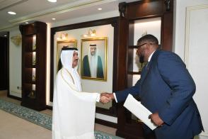H.E. Mr. Roy Akajuwe Kachale Ambassador-Designate presented his Open Letters of Credence to the Secretary General of the Host Foreign Affairs, Dr. Ahmad Hassen Al-Hammadi on Wednesday 26th October, 2022 at 9:00am