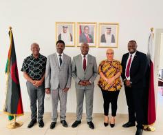 On 3rd October, 2022, Honourable Enock Phale, M.P., Deputy Minister of Health of the Republic of Malawi made a courtesy call on the Malawi Embassy in the State of Qatar